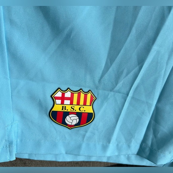 Marathon Authentic Barcelona Guayaquil Ecuador Soccer Blue Shorts Men’s Sz: XL - Picture 3 of 5